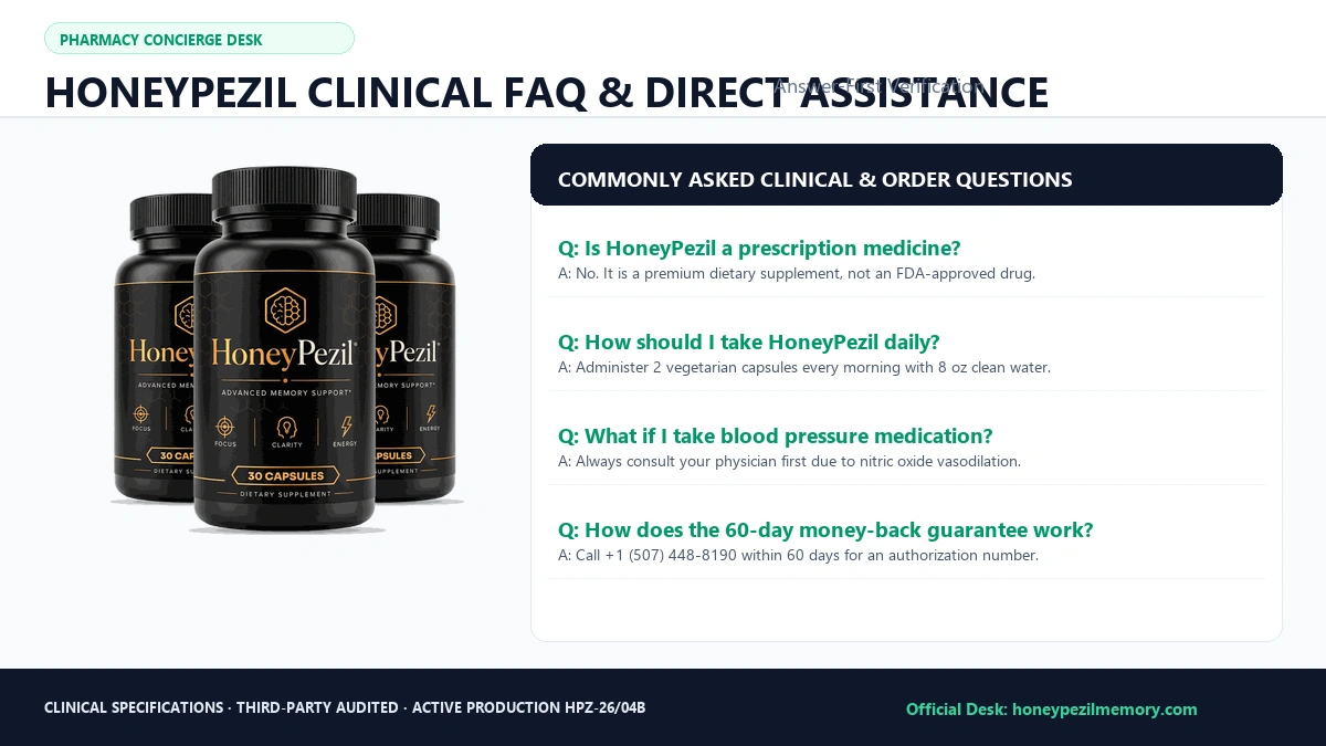 HoneyPezil Clinical Concierge Frequently Asked Questions Knowledge Base