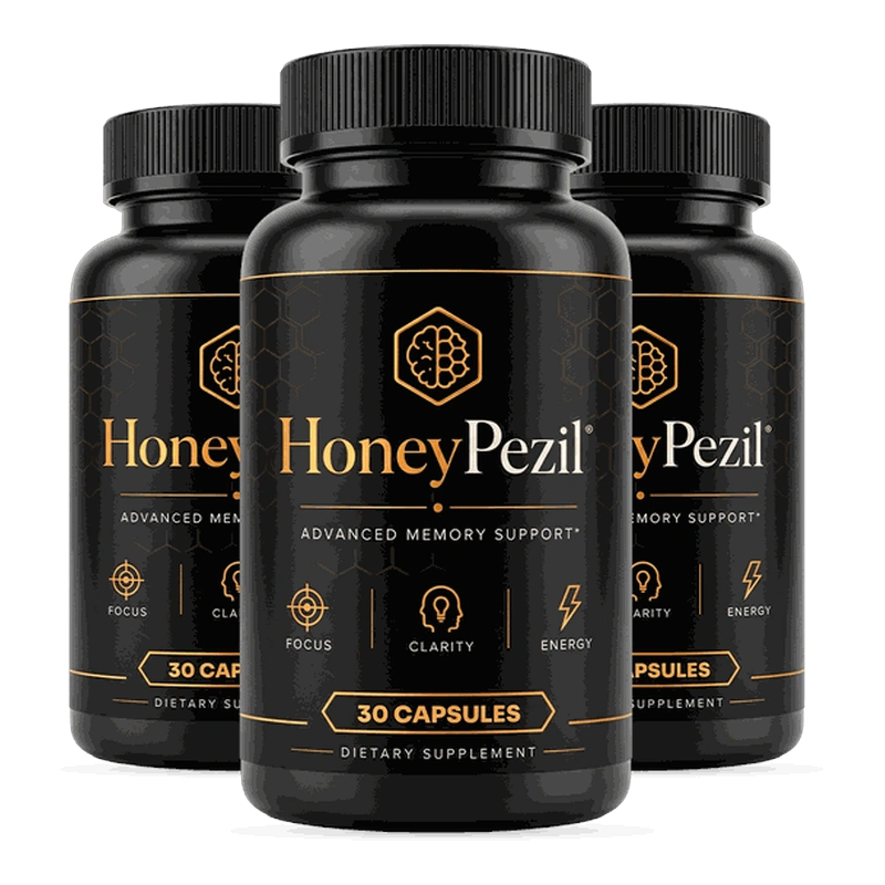 Authentic HoneyPezil Dietary Supplement Bottle