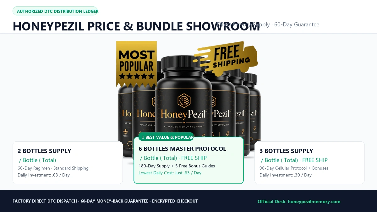 HoneyPezil Official Direct Pricing Packages and Savings Breakdown